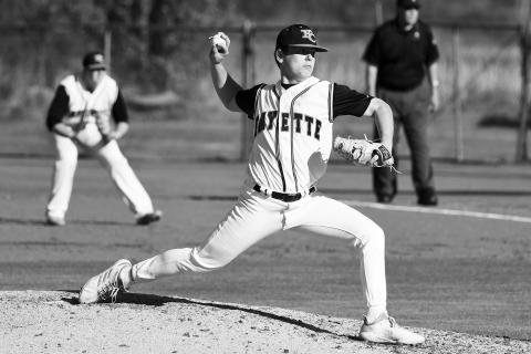 Carter Sanford pitched a complete game against Cordova to record the win for Fayette.