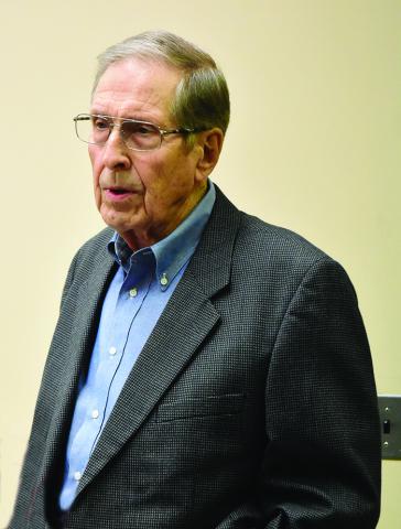 David White, a resident of the Mt. Lebanon Community, spoke to the commission concerning the condition of the roads in his area.