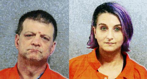 Shown from left to right: Richard Wade Alexander and Alecia Tiffanie Donald | Photo courtesy of the Fayette County Jail