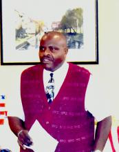 Wade Reese is shown speaking at the Fayette Area Chamber of Commerce’s First Tuesday Luncheon.