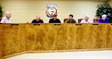 Shown is the Berry Town Council at its Aug. 6 monthly meeting. From left: Mayor Jimmy Madison and councilmen: Wesley Jacobs, Chris Rice, Russell Madison, Troyce Townsel and Calvin Madison.