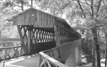The Clarkson Covered Bridge is a picturesque piece of Cullman County history, appealing to history and photography buffs alike. 
